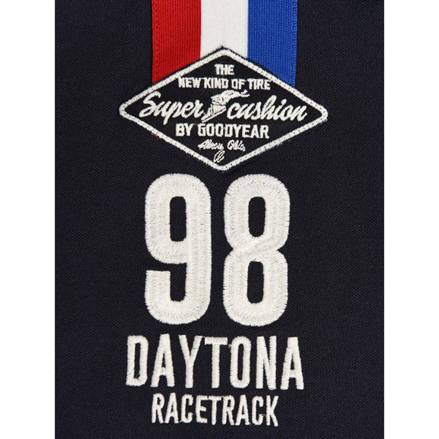 Goodyear Racing Blue Retro Serring Polo Tee Shirt