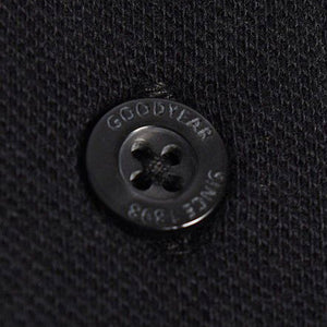 Goodyear Racing Black Retro Watkins Polo Tee Shirt