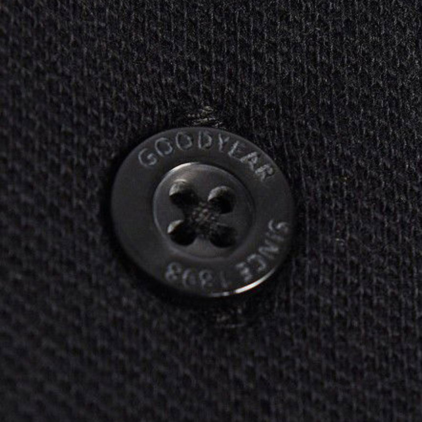 Goodyear Racing Black Retro Watkins Polo Tee Shirt