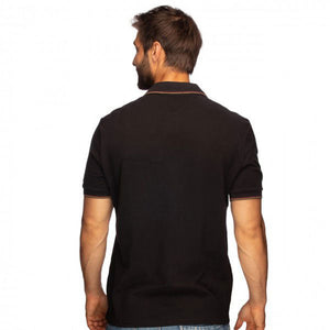 Goodyear Racing Black Retro Watkins Polo Tee Shirt