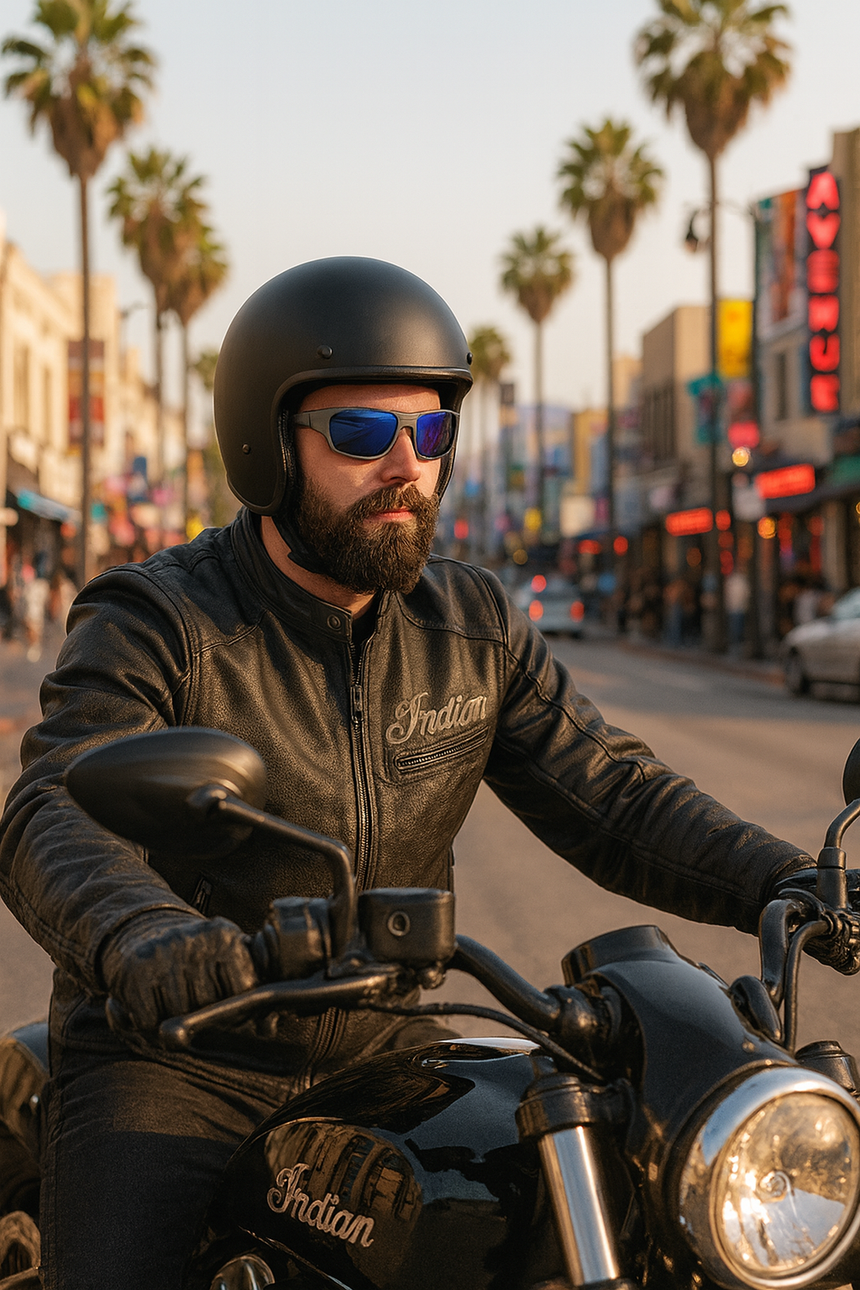 INDIAN Motorcycles Bike & Car Driving Genuine Sunglasses & Glasses Case IN2030