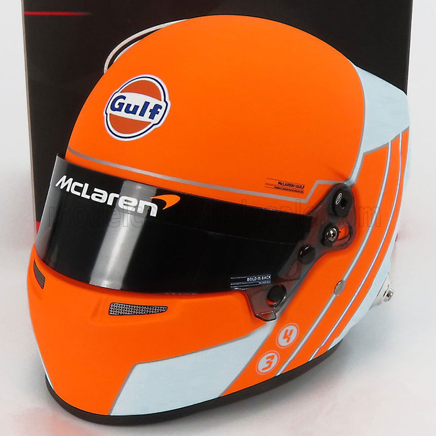 Bell 1/2 Scale 2021 Lando Norris McLaren F1 Monaco Mini Helmet