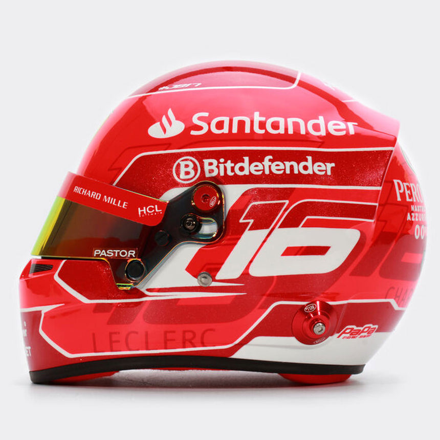 Bell 1/2 Scale 2024 Charles LeClerc Ferrari F1 Mini Helmet