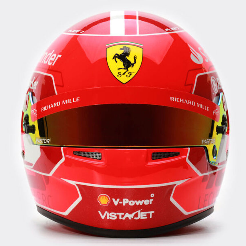 Bell 1/2 Scale 2024 Charles LeClerc Ferrari F1 Mini Helmet