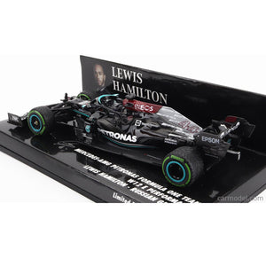 Minichamps 1:43 Mercedes AMG Winner Russia 2021 GP Lewis Hamilton #44 Model Car