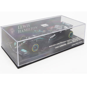 Minichamps 1:43 Mercedes AMG Winner Qatar 2021 GP Lewis Hamilton #44 Model Car