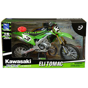 NewRay 1:6 Kawasaki KX450 Eli Tomac Diecast Model Motor Bike