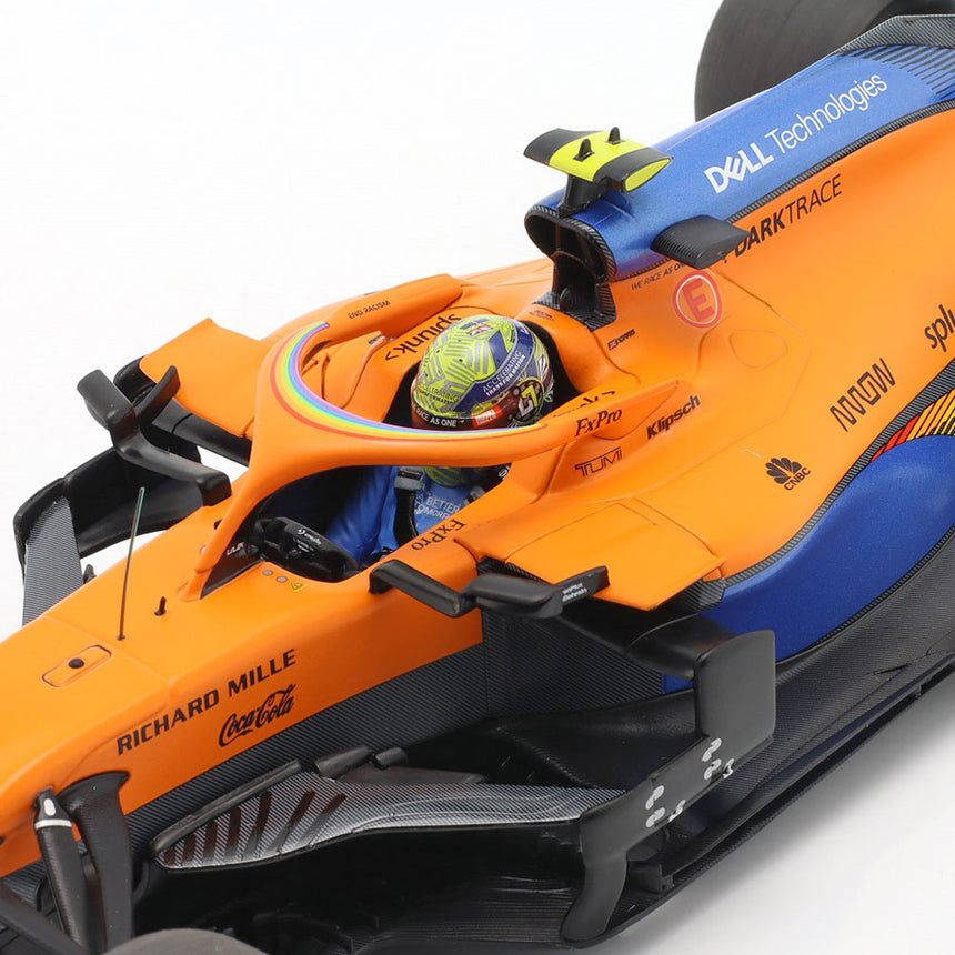 Minichamps 1:18 Mclaren F1 Team MCL35M Lando Norris Austrian GP 2020 Model