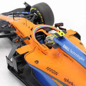Minichamps 1:18 Mclaren F1 Team MCL35M Lando Norris Austrian GP 2020 Model