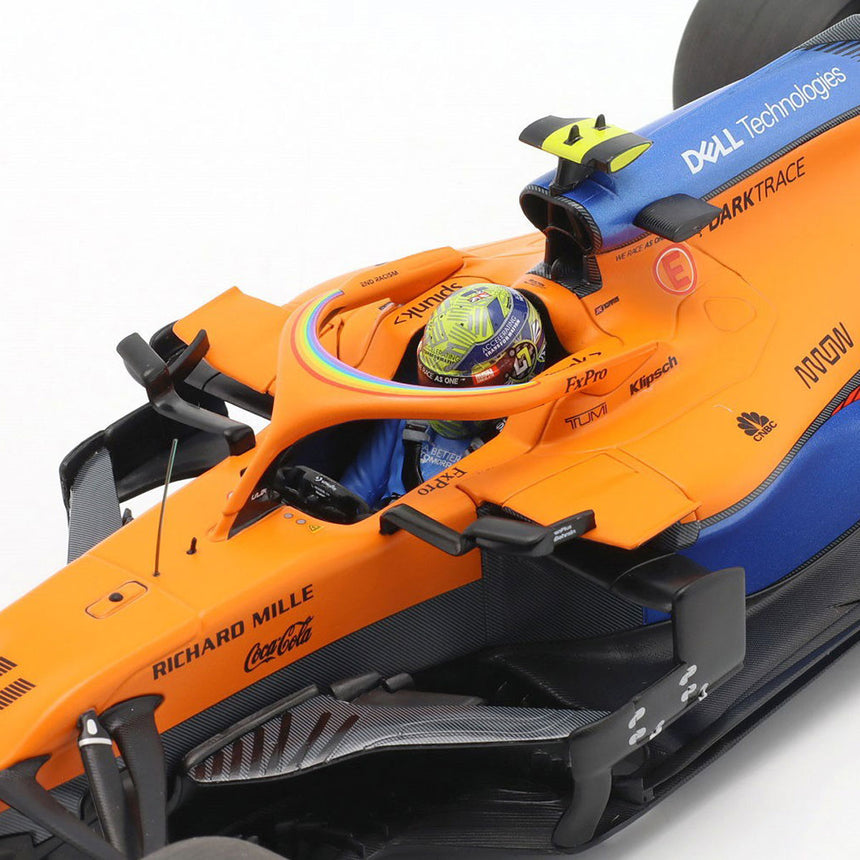 Minichamps 1:18 Scale Mclaren MCL35 Lando Norris Austrian GP 2020 Model Car