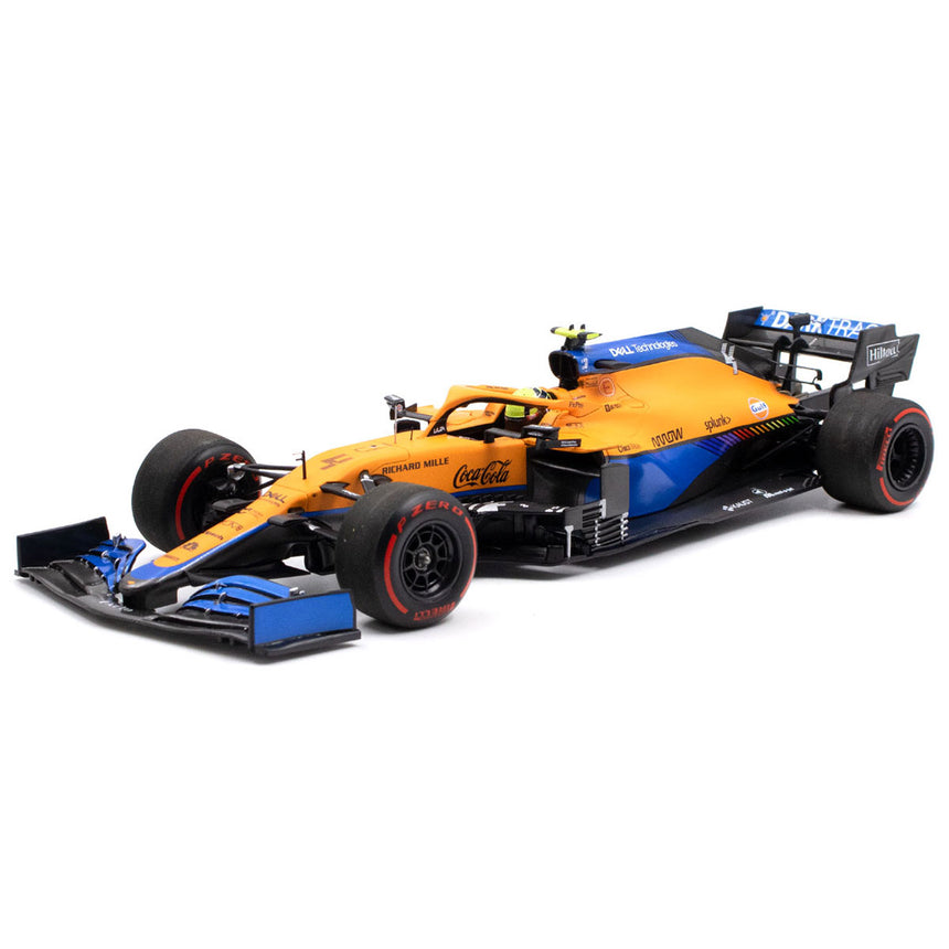 Minichamps 1/18 Mclaren Formula 1 Team MCL35M Lando Norris Bahrain GP 2021