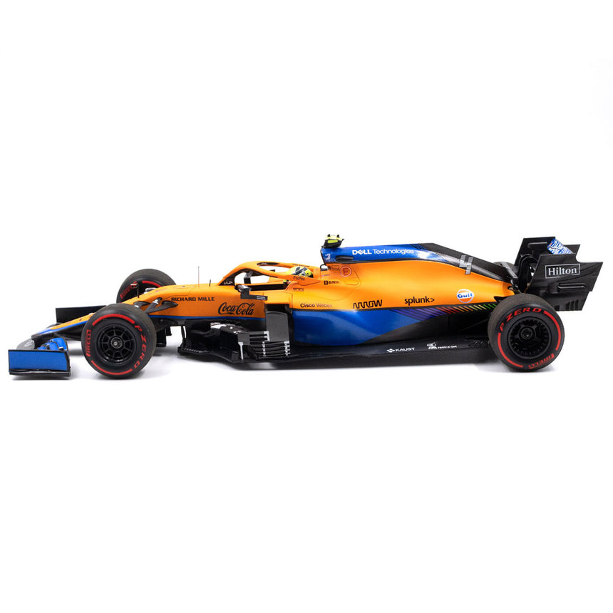Minichamps 1/18 Mclaren Formula 1 Team MCL35M Lando Norris Bahrain GP 2021