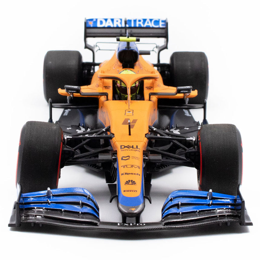 Minichamps 1/18 Mclaren Formula 1 Team MCL35M Lando Norris Bahrain GP 2021