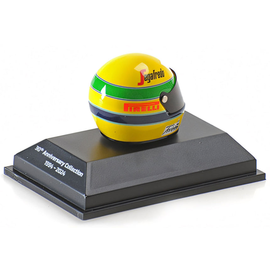 Minichamps 1/8 Scale 1984 First F1 GP Brazil Ayrton Senna Helmet