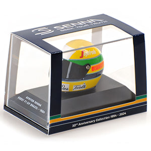 Minichamps 1/8 Scale 1984 First F1 GP Brazil Ayrton Senna Helmet