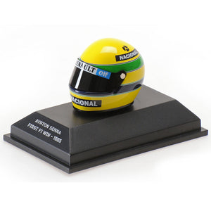 Minichamps 1/8 Scale 1985 First F1 Win Ayrton Senna Helmet