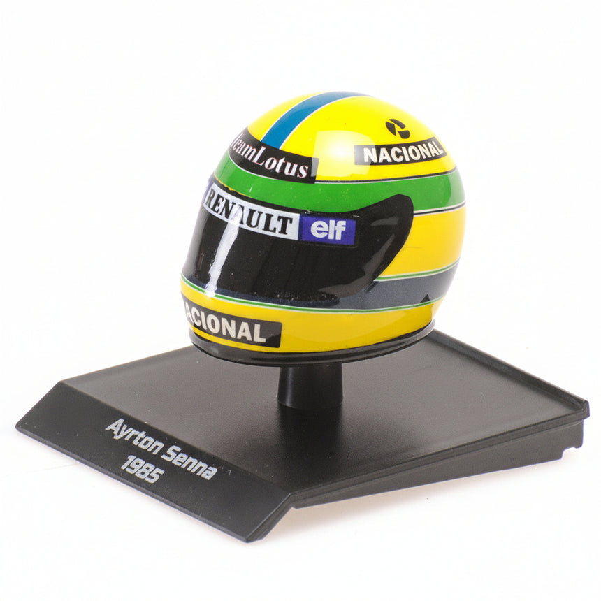 Minichamps 1:10 Scale 1985 Aytron Senna Mini Model Helmet