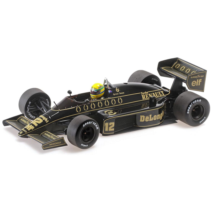 Minichamps 1/18 Ayrton Senna 30th Anniversary Collection Lotus Renault 98T Limited Edition Model