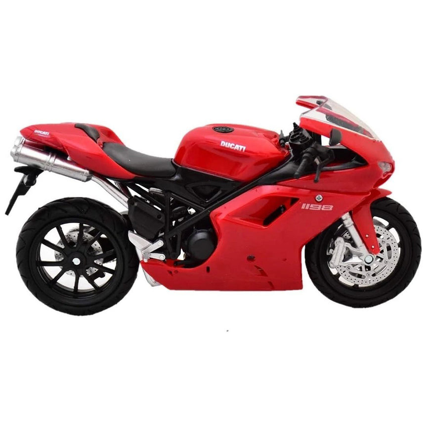 New Ray 1:12 Sale Ducati 1198 Red Diecast Model Motorcycle Bike