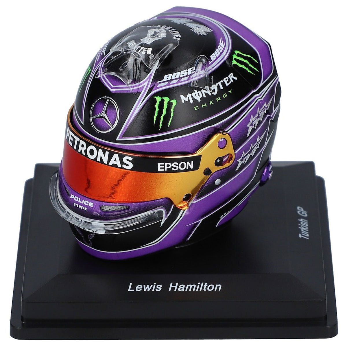 Spark 1:5 Scale 2020 Turkish GP Lewis Hamilton World Champion Mini