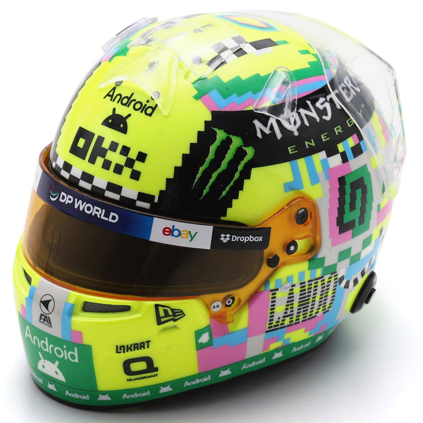 Spark 1/5 Scale 2024 British GP Lando Norris Mini Helmet