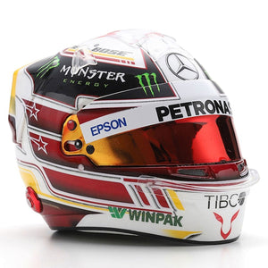 Spark 1/5 Scale 2018 Mexican GP Lewis Hamilton World Champion Mini Helmet