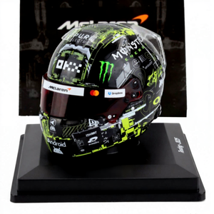 Spark 1:5 Scale Mclaren F1 Team Lando Norris 2025 Testing Mini Helmet