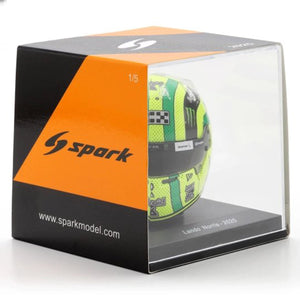 Spark Lando Norris 2025 Austin Formula 1 Grand Prix 1:5 Scale Diecast Model Helmet