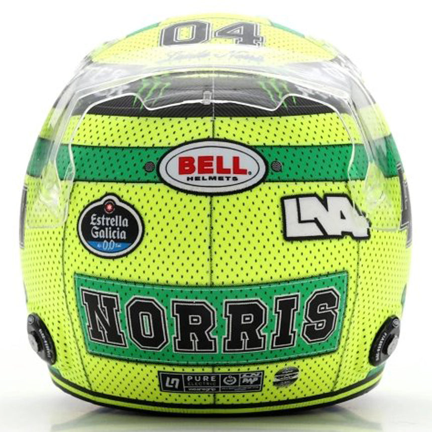 Spark Lando Norris 2025 Austin Formula 1 Grand Prix 1:5 Scale Diecast Model Helmet