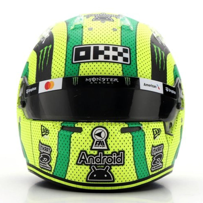 Spark Lando Norris 2025 Austin Formula 1 Grand Prix 1:5 Scale Diecast Model Helmet