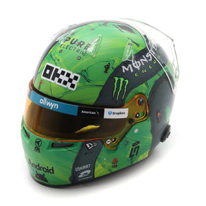 Spark Lando Norris 2025 Las Vegas Formula 1 Grand Prix 1:5 Scale Diecast Model Helmet