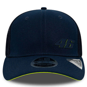 Valentino Rossi VR46 Moto GP New Era Blue Repreve Trucker Cap