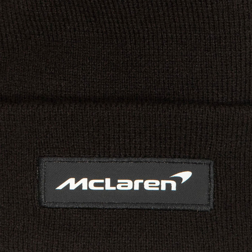 McLaren Racing F1 Pom‑Pom Beanie Hat by New Era – Formula 1 Official Merchandise