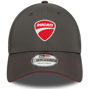 New Era 9Forty Ducat Ripstop Grey Official Baseball Cap Racing Hat