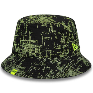 Valentino Rossi VR46 New Era Glitch Black/Neon Official Bucket Hat