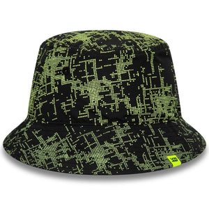 Valentino Rossi VR46 New Era Glitch Black/Neon Official Bucket Hat