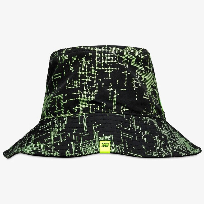 Valentino Rossi VR46 New Era Glitch Black/Neon Official Bucket Hat