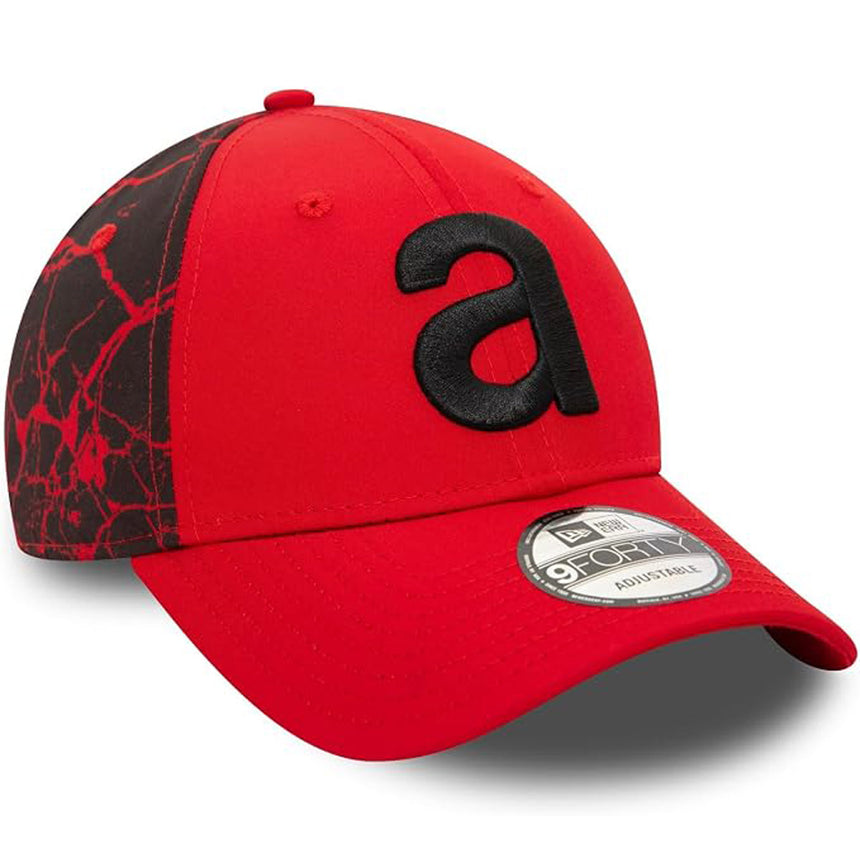New Era 9Forty Strapback Aprilia Crinkle Print Red Official Baseball Cap