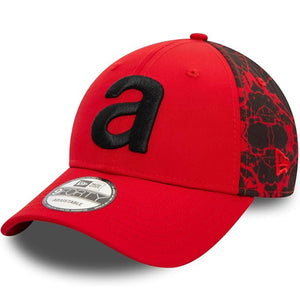 New Era 9Forty Strapback Aprilia Crinkle Print Red Official Baseball Cap