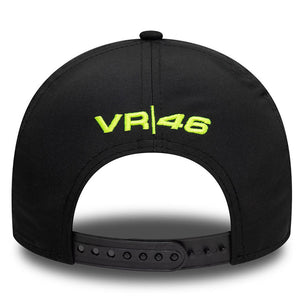 Valentino Rossi VR46 Moto GP New Era Black Moon Sun Eframe Trucker Cap