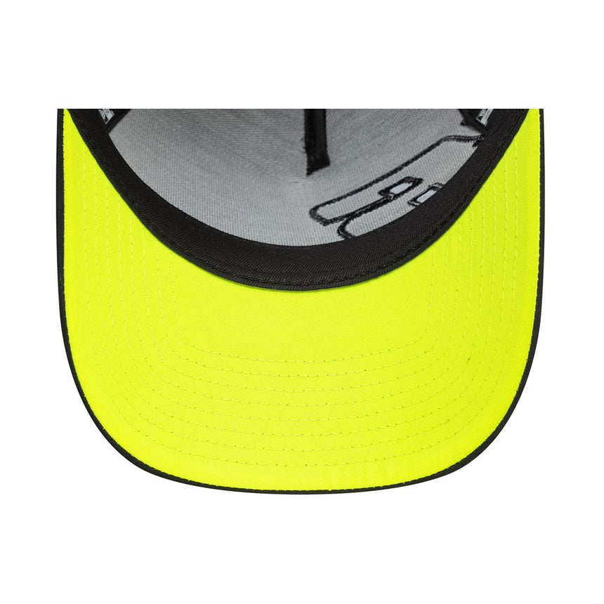 Valentino Rossi VR46 Moto GP New Era Black Moon Sun Eframe Trucker Cap