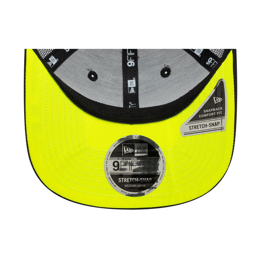 Valentino Rossi VR46 Moto GP New Era Black Moon Sun Brim Trucker Baseball Cap