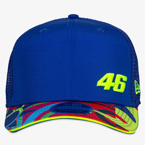 Valentino Rossi VR46 Moto GP Blue Fanwear Trucker Adjustable Size Baseball Cap