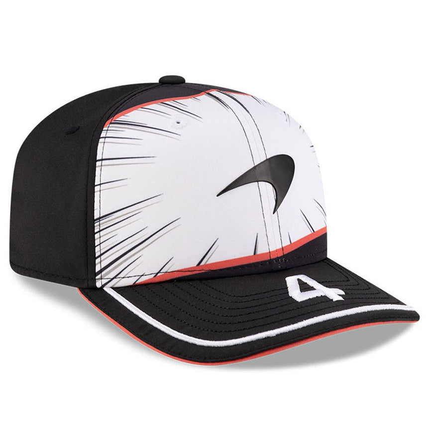 McLaren F1 Team Lando Norris #4 Black/White Special Edition Japan 9Seven Cap