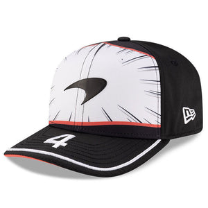 McLaren F1 Team Lando Norris #4 Black/White Special Edition Japan 9Seven Cap