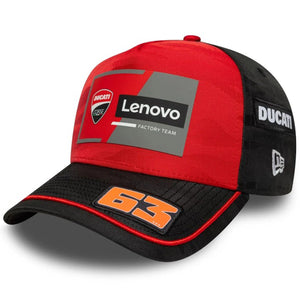 Ducati Lenovo Francesco Bagnaia #63 New Era 9Forty Official Baseball Cap