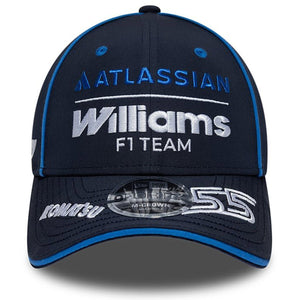 Williams Racing New Era Carlos Sainz #55 2026 9FORTY Blue Baseball Cap