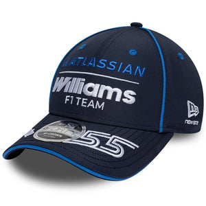 Williams Racing New Era Carlos Sainz #55 2026 9FORTY Blue Baseball Cap