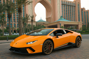 Bburago 1:24 Lamborghini Huracan Performante | Orange Model Car