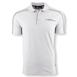 Sahara Force India F1 Team Grey Retro Travel Polo Tee Shirt